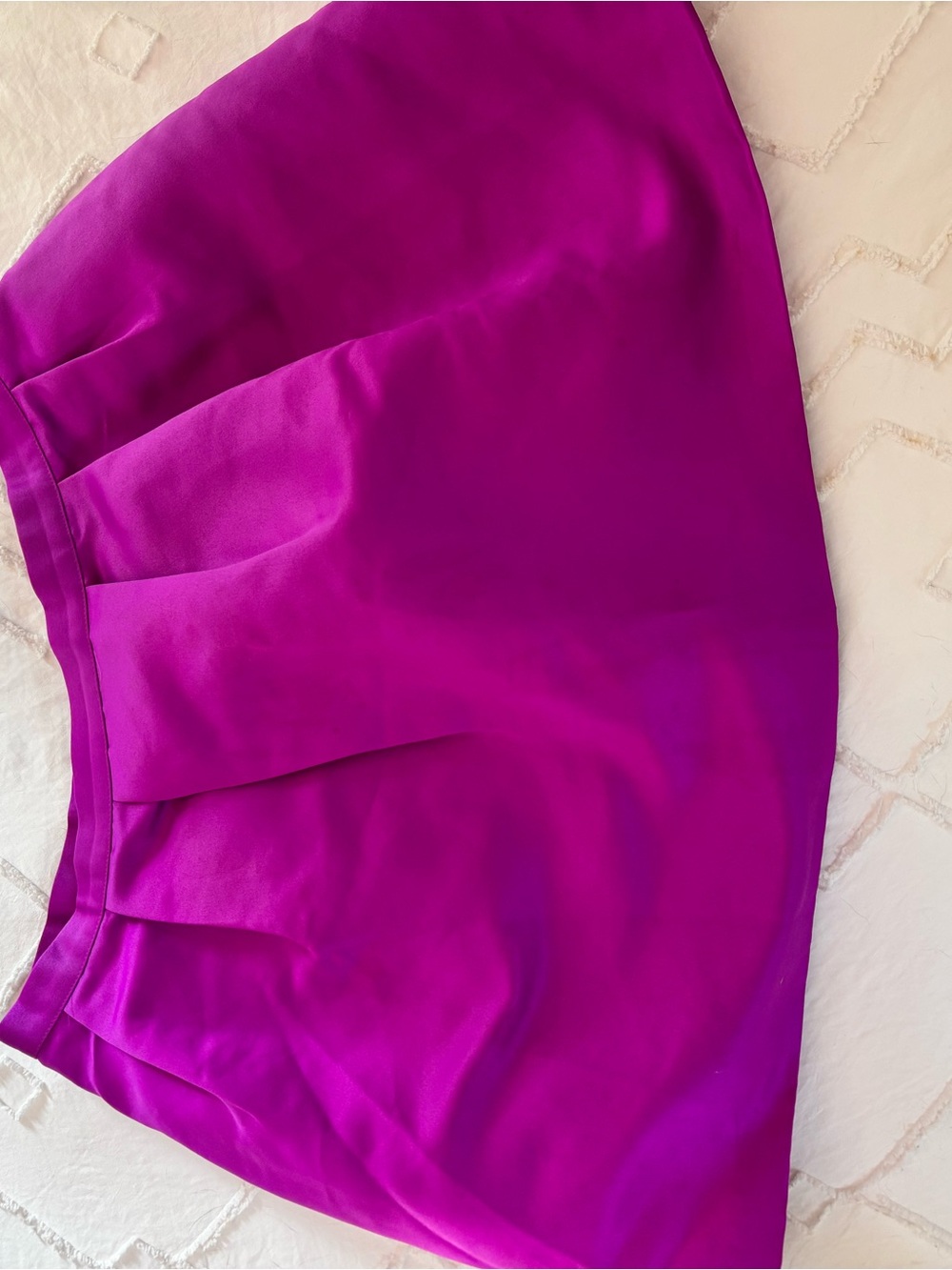 Forever 21 Fuchsia Pleated Mini Skirt